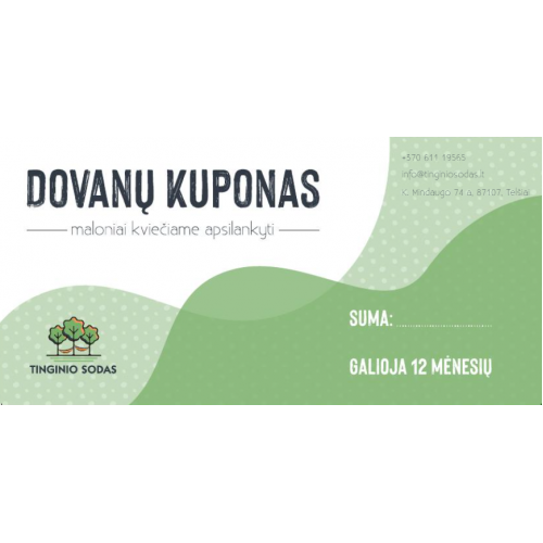 Dovanų kuponas 